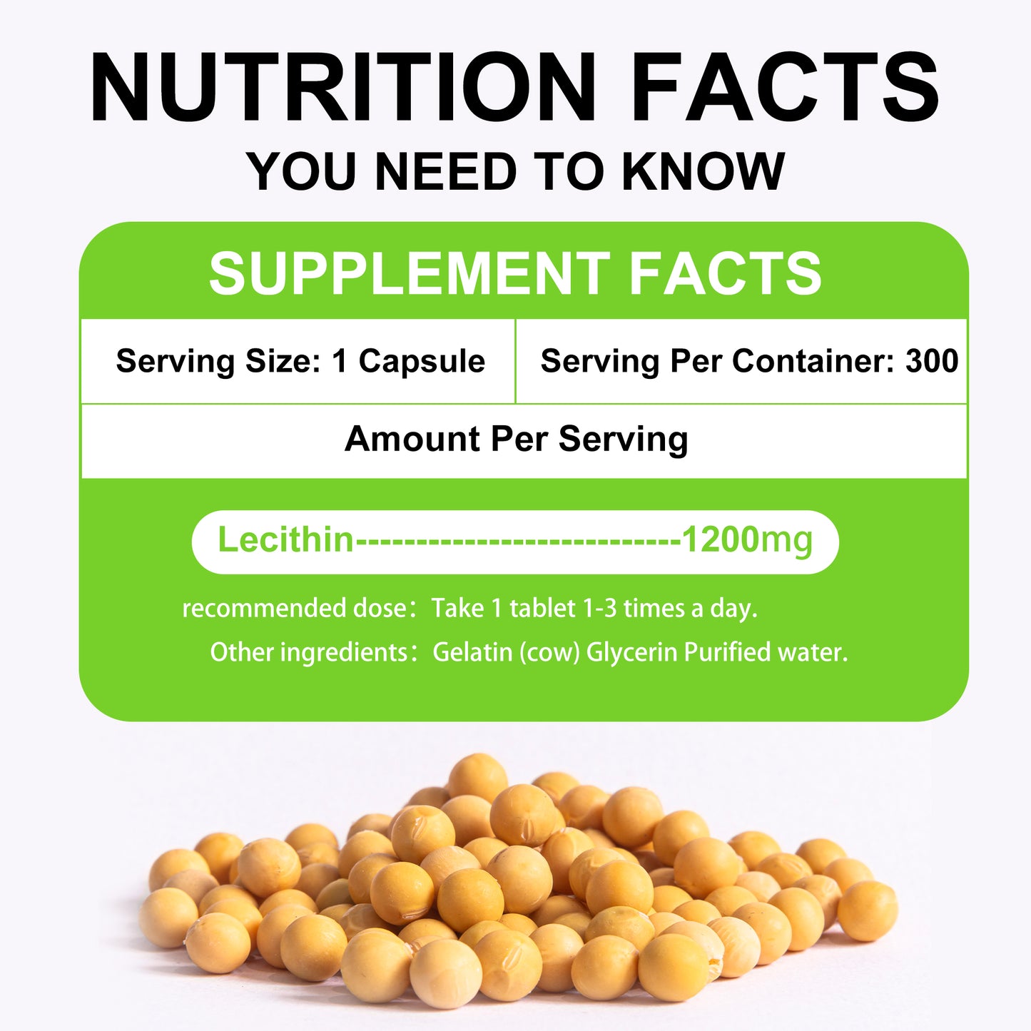 Vitatruth Lecithin 300 Softgels