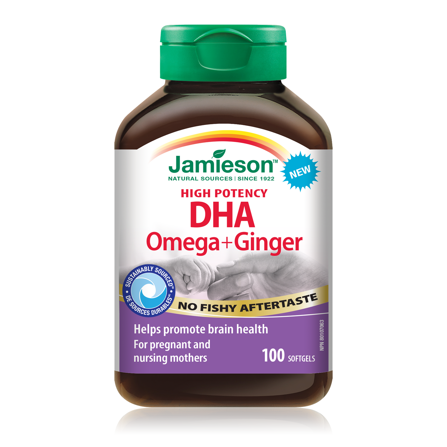 High Potency DHA Omega+Ginger