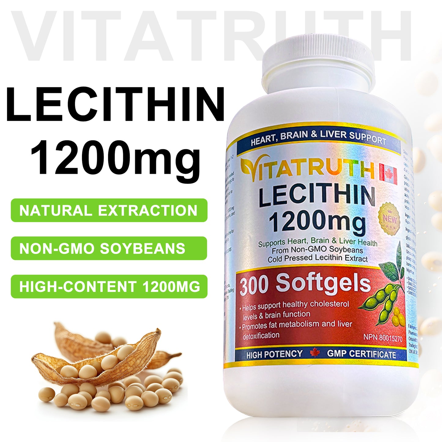 Vitatruth Lecithin 300 Softgels