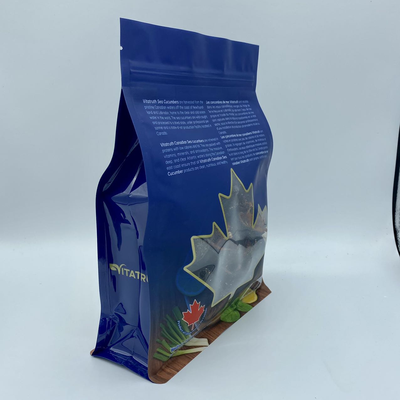 Vitatruth Dried Sea Cucumber Canada Whole Cut 454g