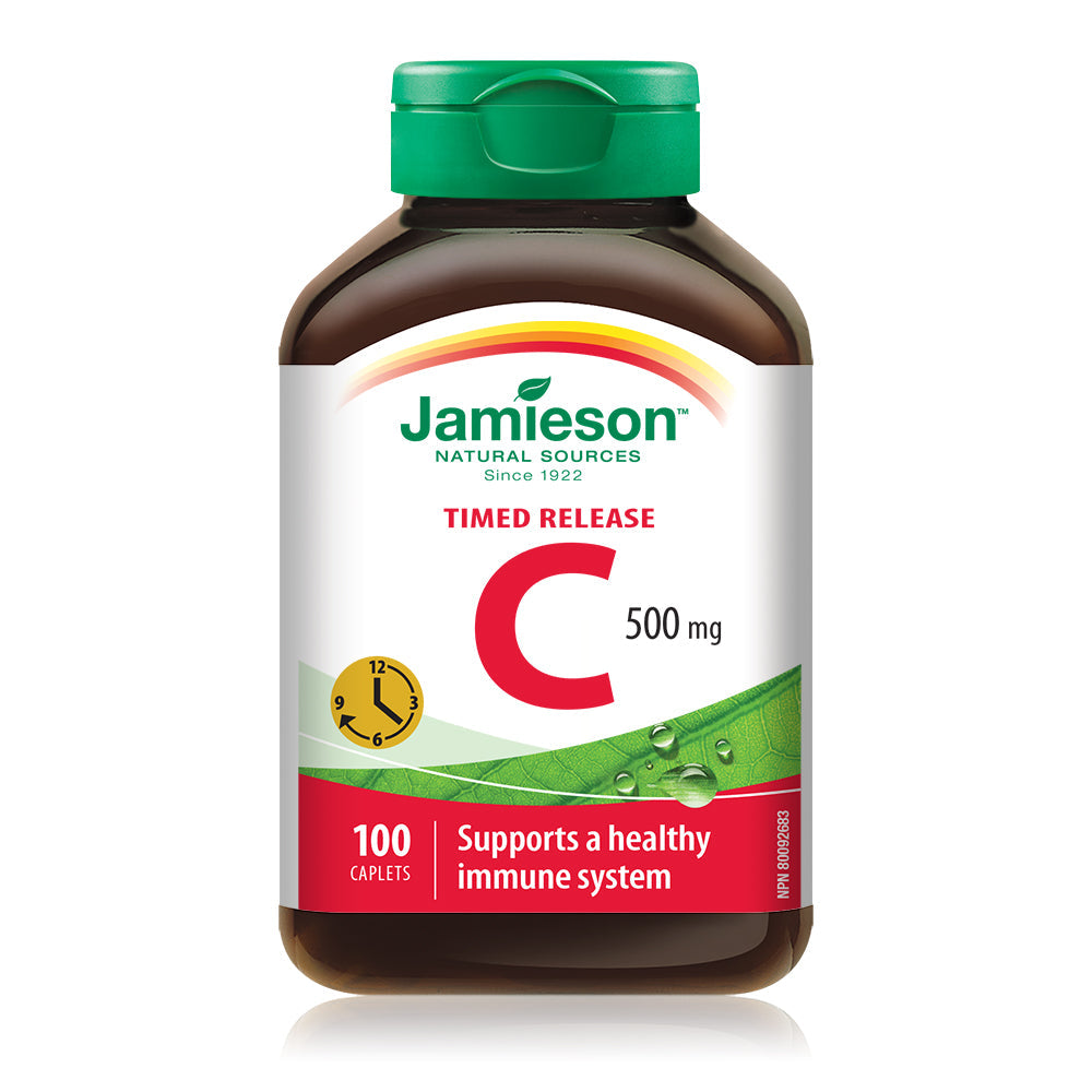 Vitamin C Timed Release Caplets 500 mg