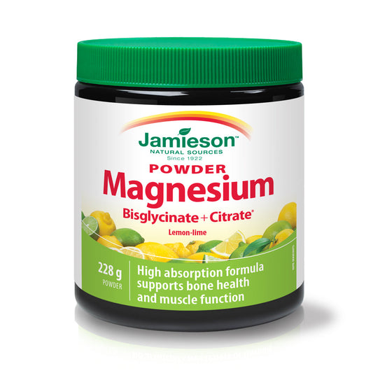 Magnesium Bisglycinate Plus Citrate* Powder Lemon-Lime